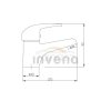 INVENA - Bateria umywalkowa AVA NEW BU-06-001-X